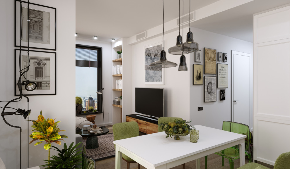 Современный интерьер в светлых тонах