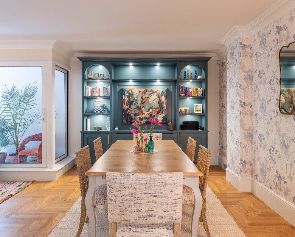 Beautiful Bespoke Wall Unit with Custom Storage