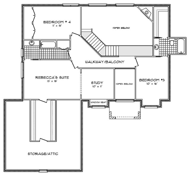 Transitional Design transitional-floor-plan