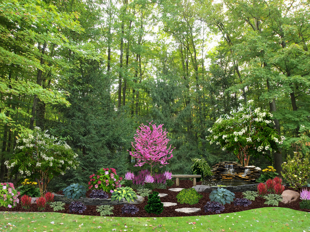 This is an example of a traditional garden in Cleveland.