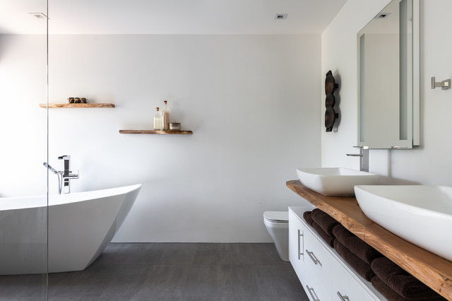 Spa Creek House trendy-badevaerelse