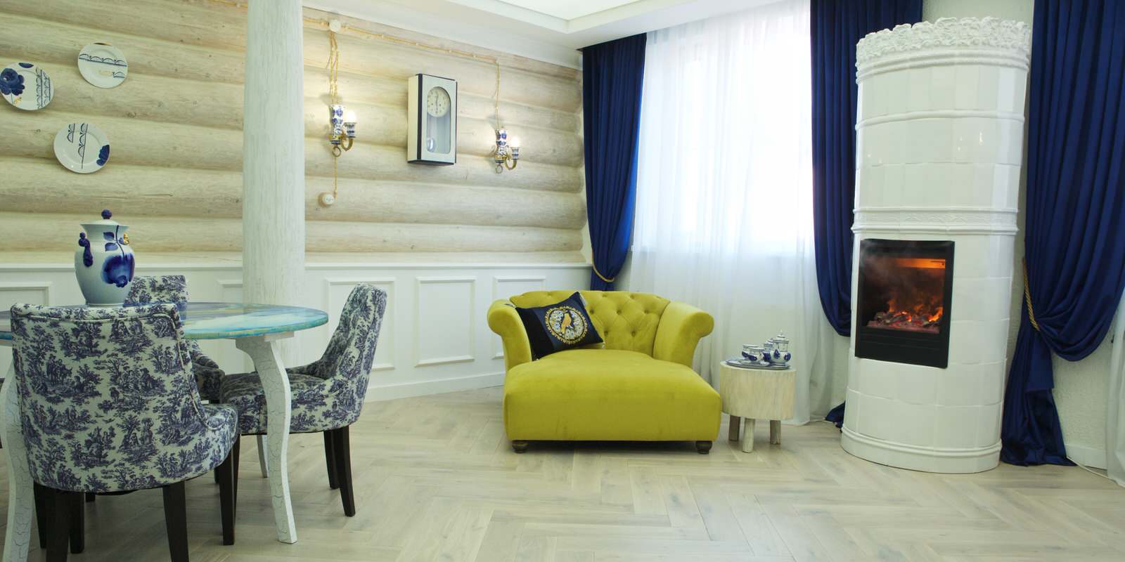 Гостиная Гжель