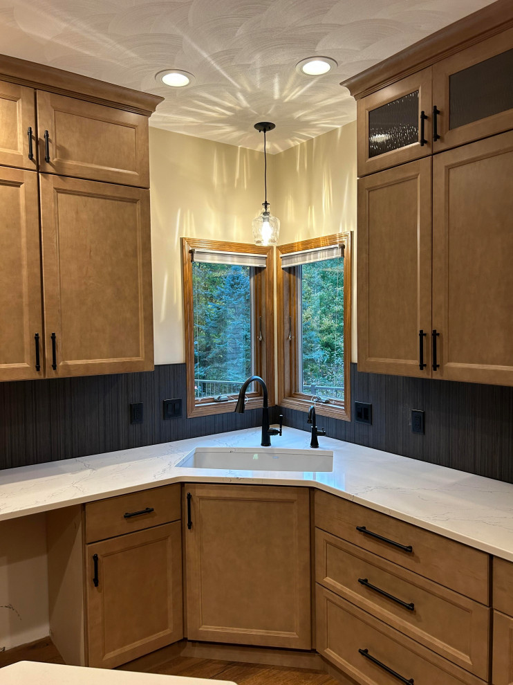 Inspiration for a transitional kitchen remodel in Grand Rapids