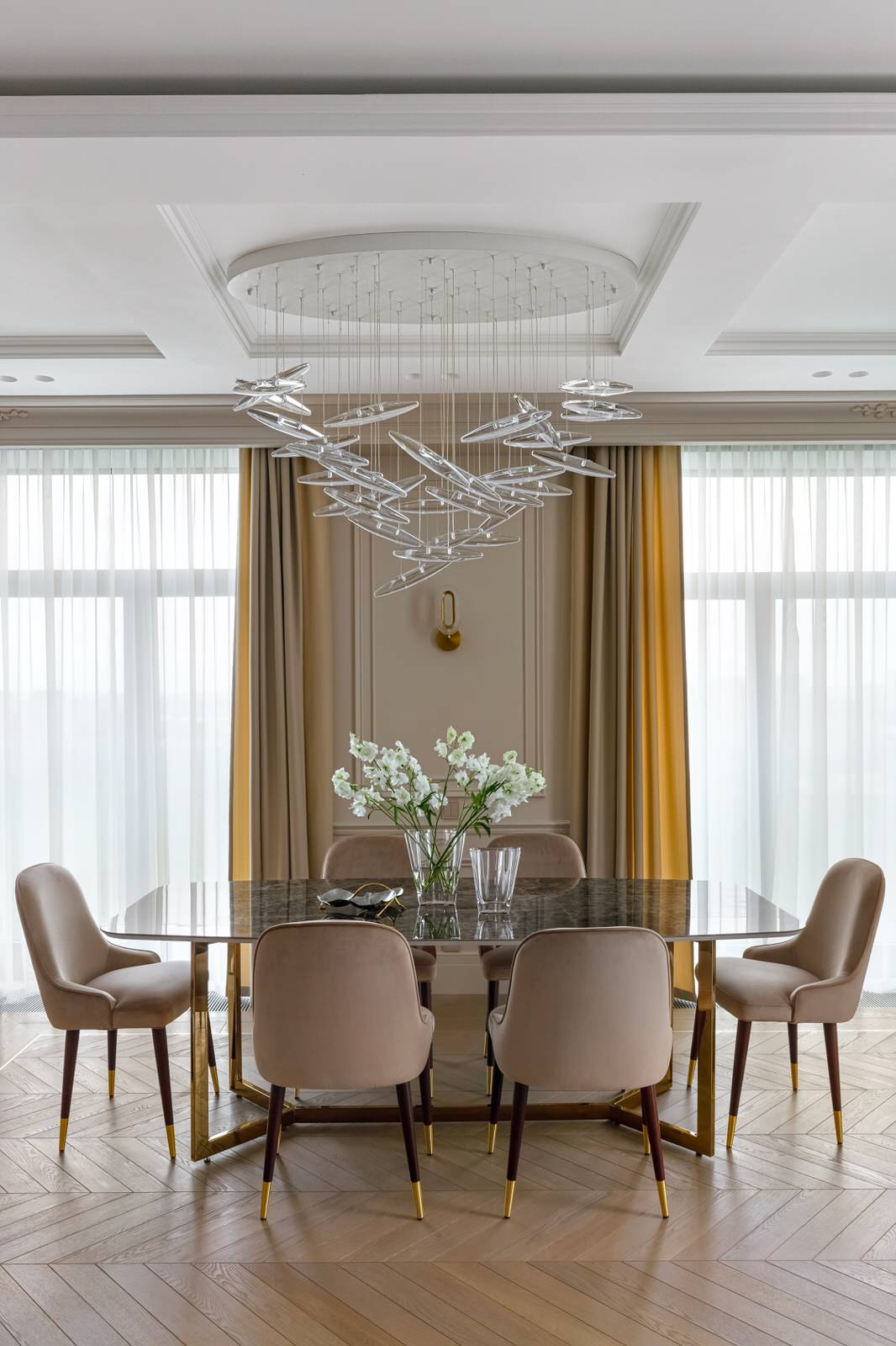 Дизайн-проект квартиры 139 м2 в ЖК "Spires"