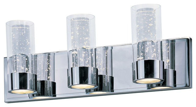 Bathroom Vanity 6 Light With Polished Chrome Finish Led Bulbs