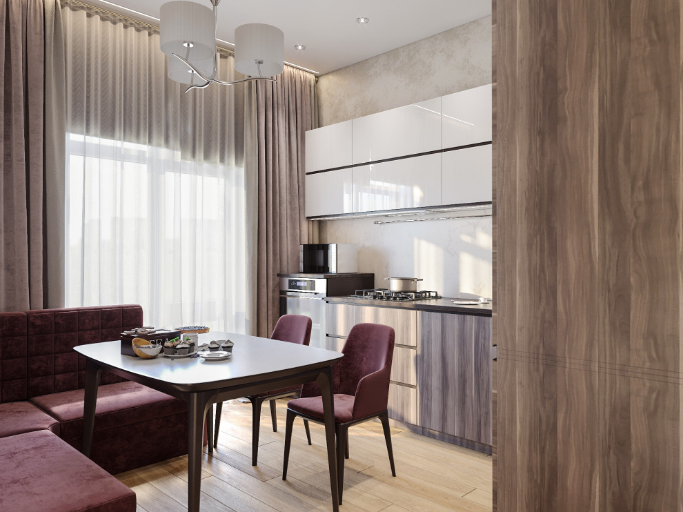 Дизайн однокомнатной квартиры (ул.Благоева, д.21)