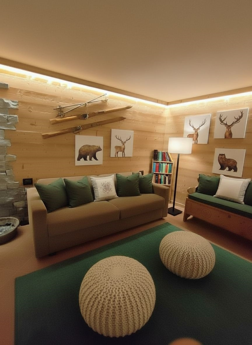 Rifugio di Montagna — Soggiorno in Stile Alpine Lodge