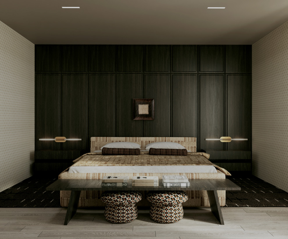 Квартира с зелеными акцентами