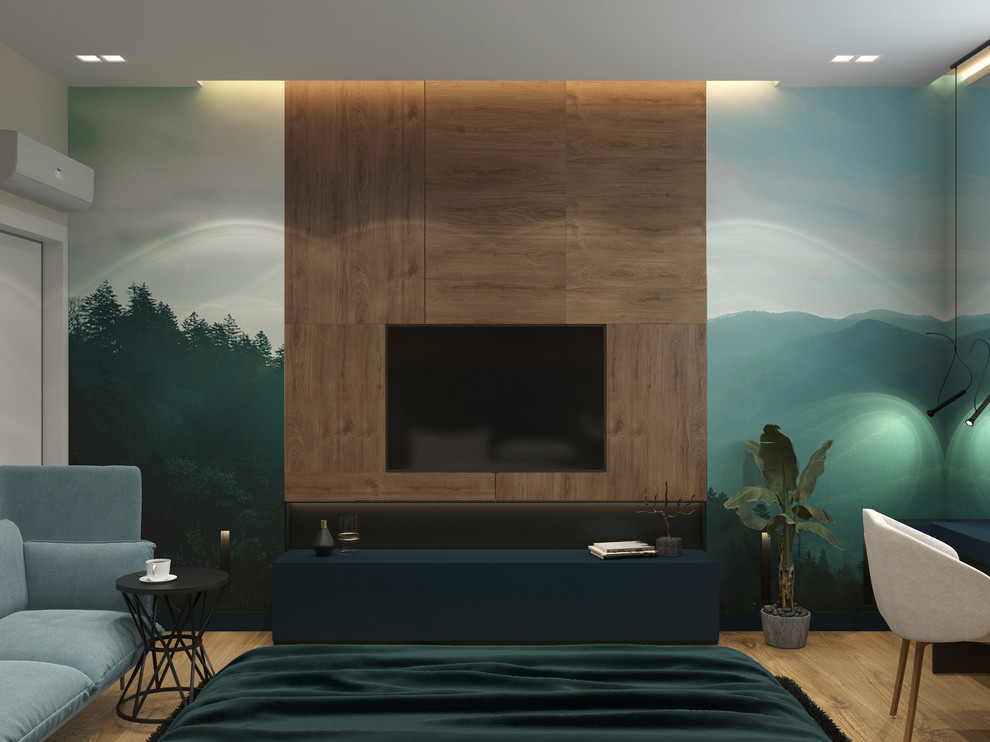 Квартира с элементами индустриального стиля