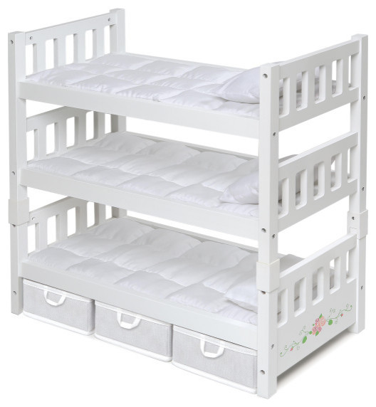 badger basket trundle doll bunk beds