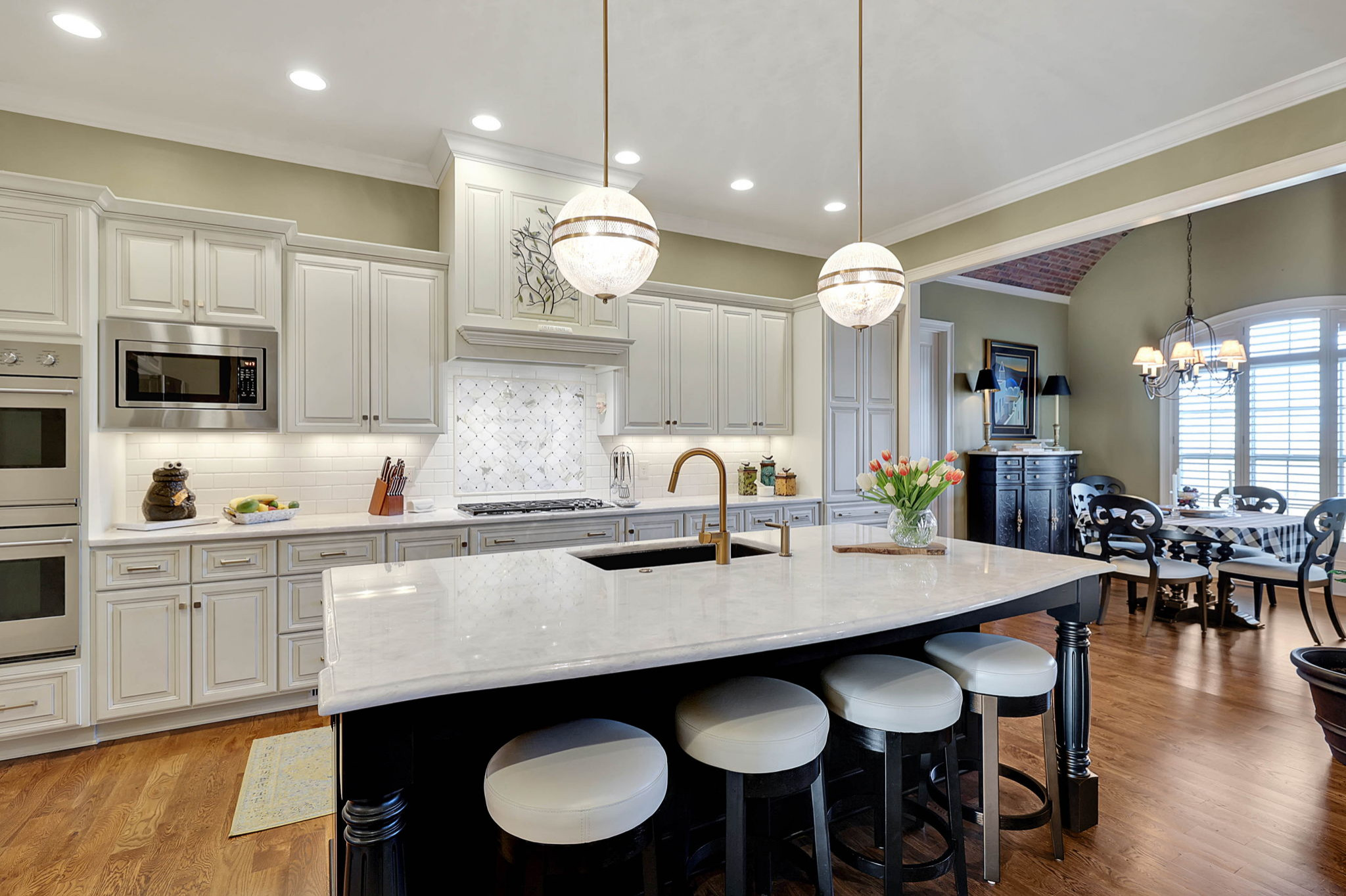 KITCHEN REMODEL: New island is MARBLEOUS