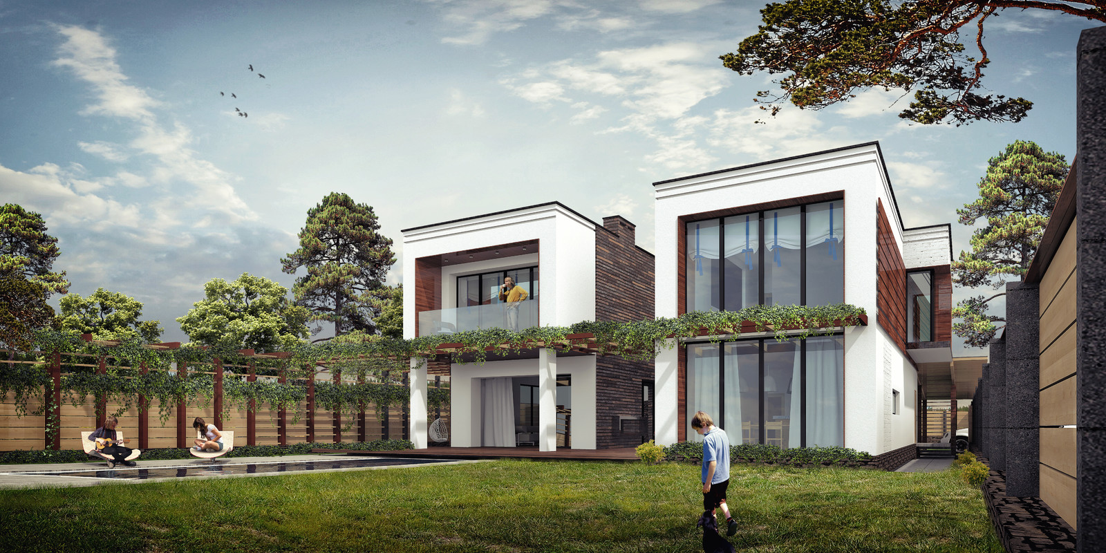 Вилла 360м2 Счастливая семья!