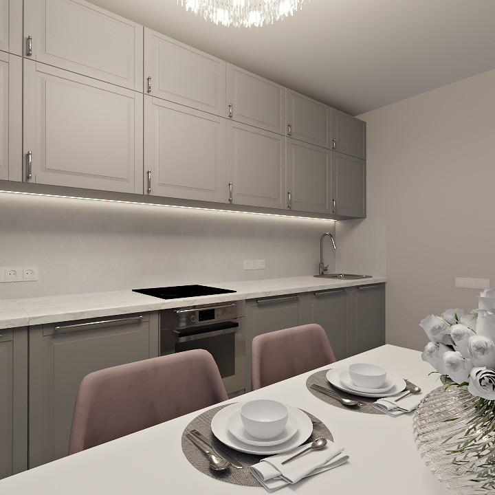 Кухня в стиле неоклассика