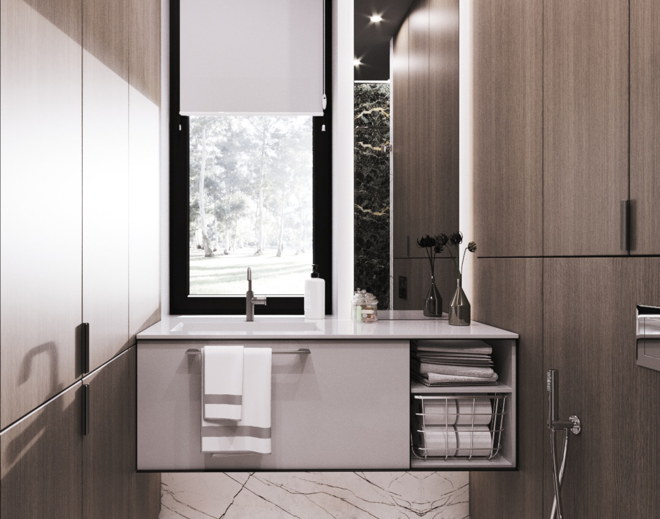 Санузел в загородном доме