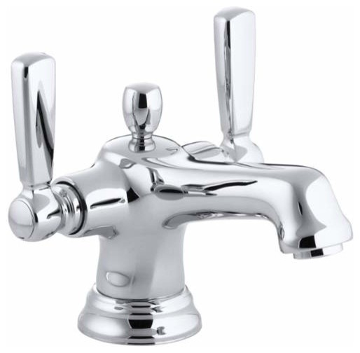 Kohler Bancroft Monoblock Single-Hole Bathroom Sink Faucet, Polished Chrome