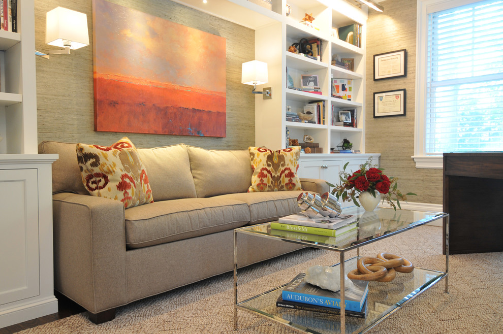Waban Street - Transitional - Home Office - Boston - by Betsy Bassett ...