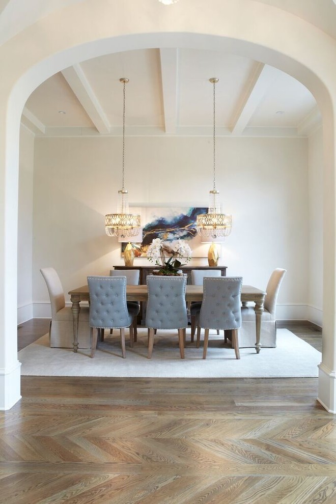 Photo of a transitional dining room in Atlanta.