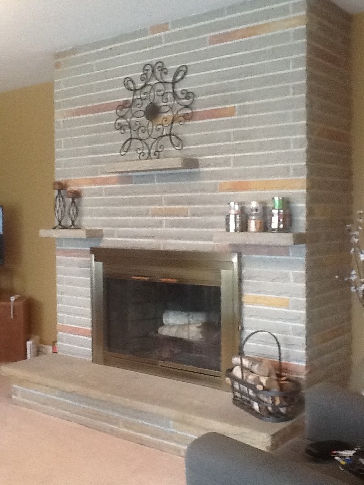 Any idea how to decorate around the stones that are sticking out of my