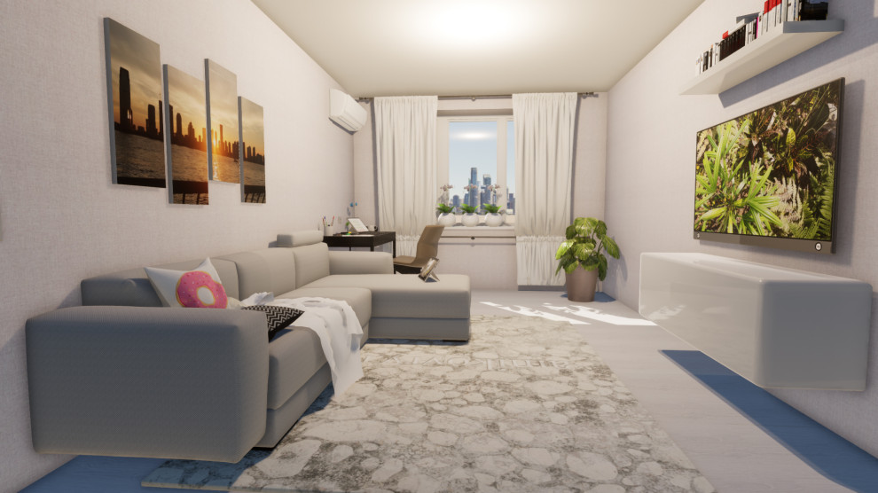 Двухкомнатная квартира в новостройке