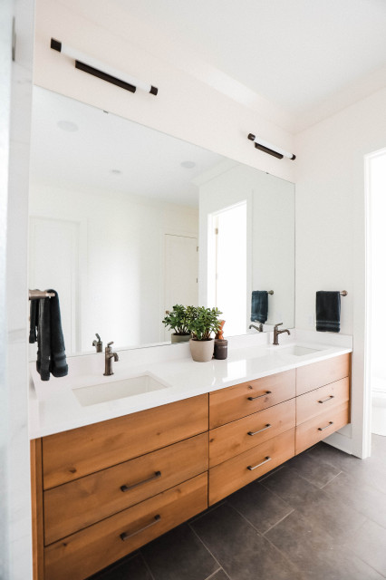 Scandinavian Custom Home- Franklin scandinavian-bathroom