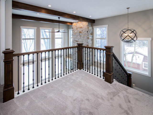 Sunset american-traditional-staircase