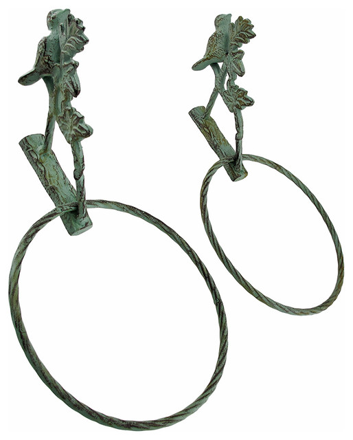 bird towel ring