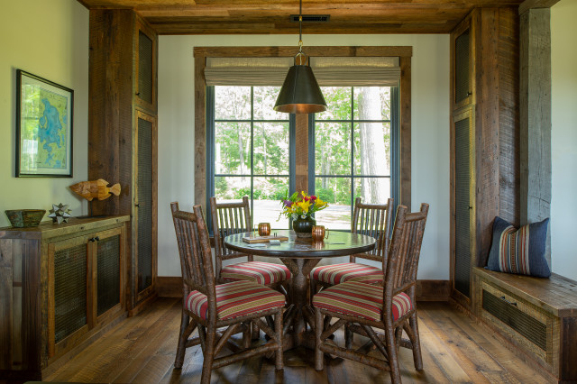 Dream Cabin Retreat Rustic Dining Room Minneapolis By