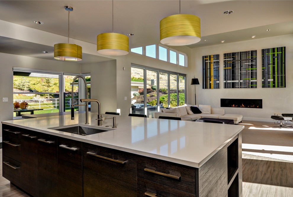 Contemporary kitchen in Boise.