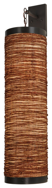 Jute Spun Wall Sconce - Beach Style - Wall Sconces - by Meyda Lighting ...