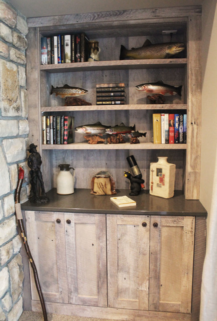 Mountain Condo Renovation rustic-living-room