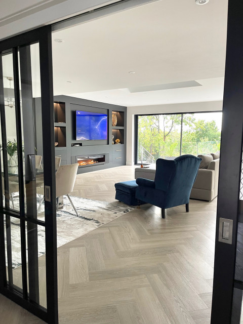 Welwyn Open Plan Living/ Dining contemporary-living-room