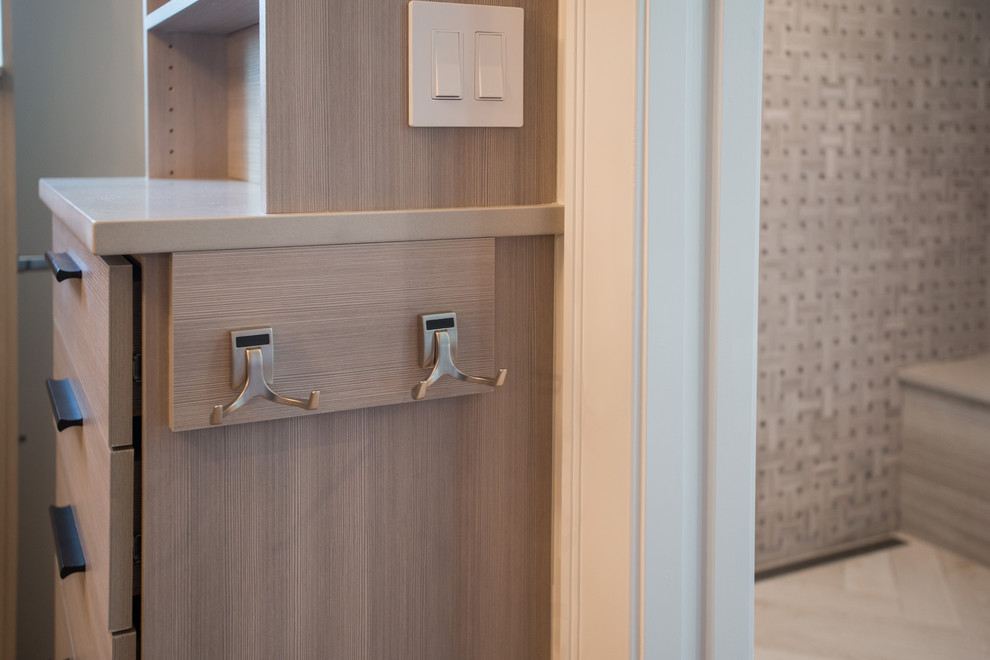 Inspiration for a transitional home design remodel in Denver