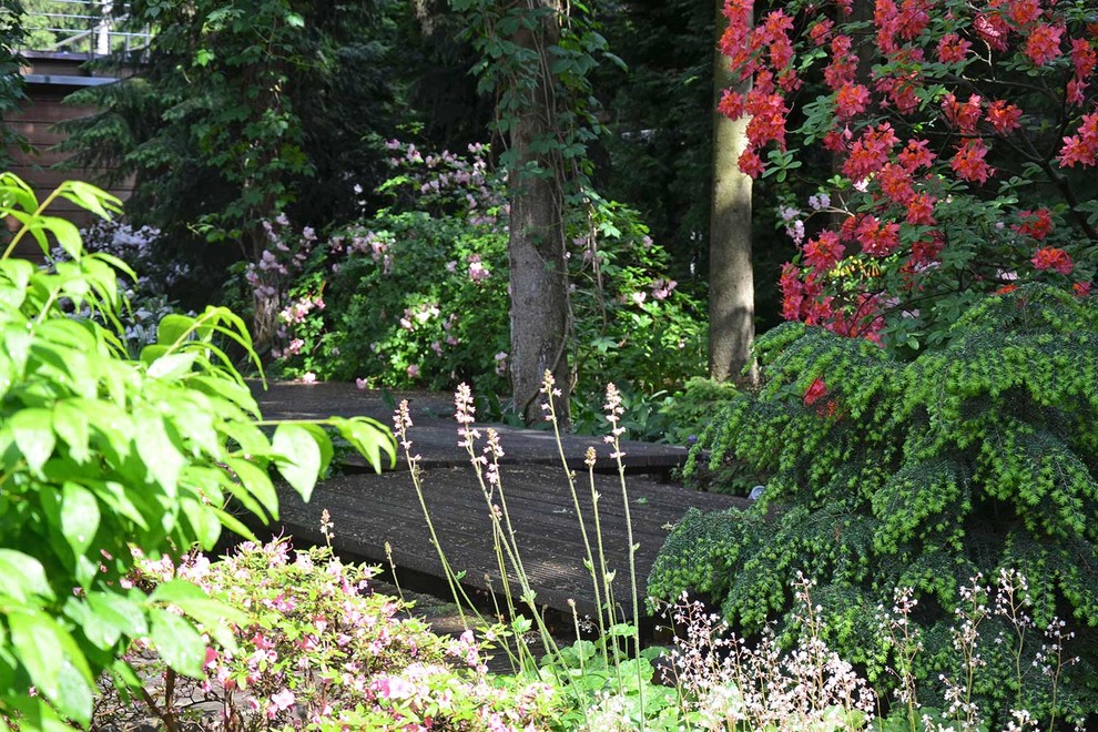 Сад с японским характером в КП Ландшафт