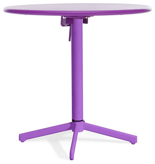 Big Wave Purple Round Outdoor Folding Table