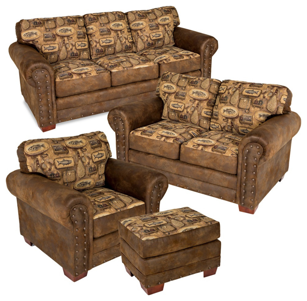 American Furniture Classics Model 8500-80K River Bend 4-Piece Set