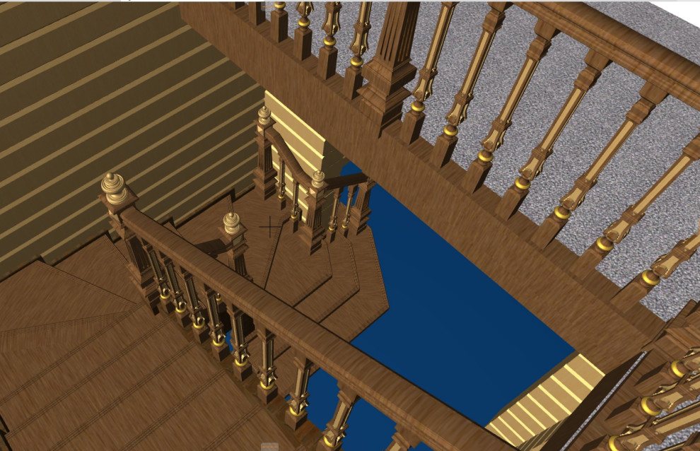 Лесенка вид сверху