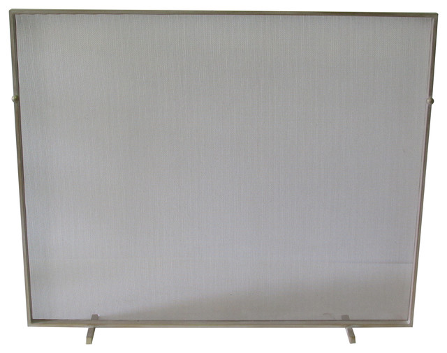 Gale Metal Fireplace Screen Transitional Fireplace Screens