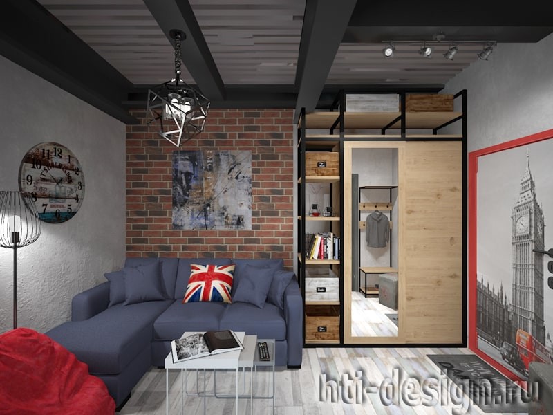 Студия в стиле лофт