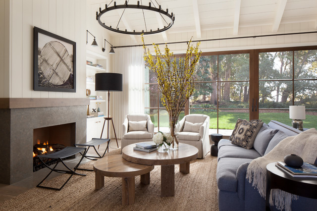 Menlo Park country-living-room