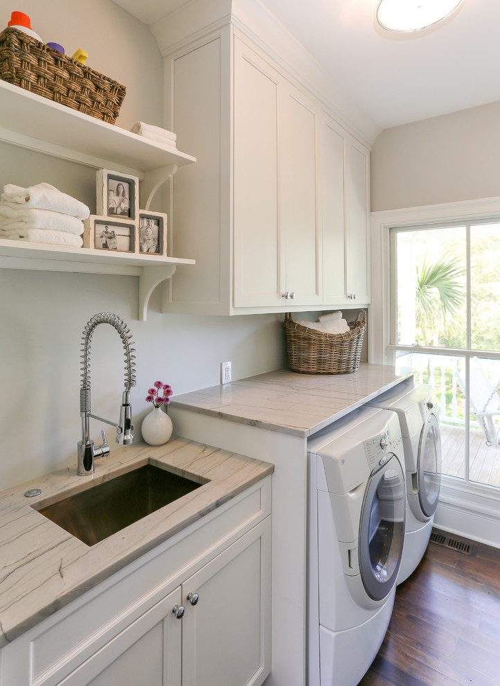 Design ideas for a traditional laundry room in San Francisco with an undermount sink.