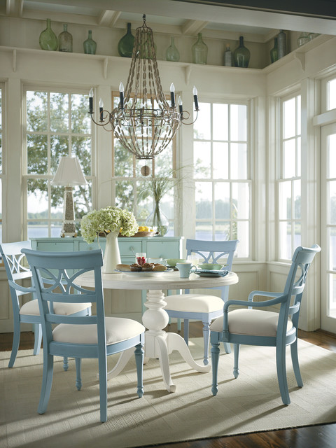 Coastal Living Cottage Dining Room Kolonialstil Esszimmer