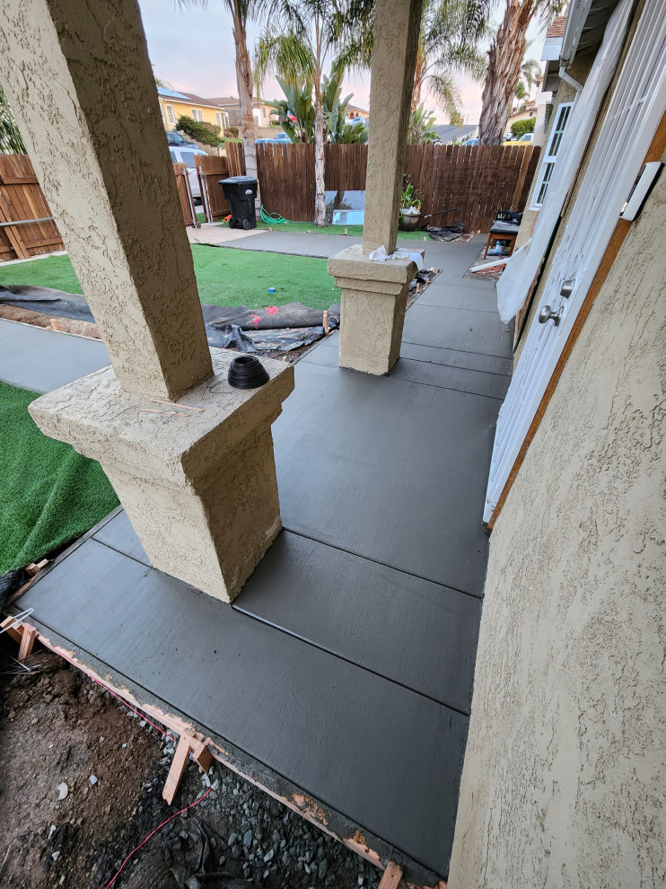 concrete slabs