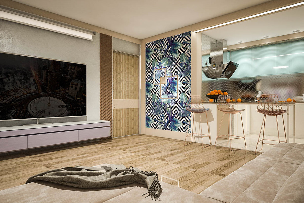 Дизайн-проект для молодой семьи с тремя детьми (жмм)