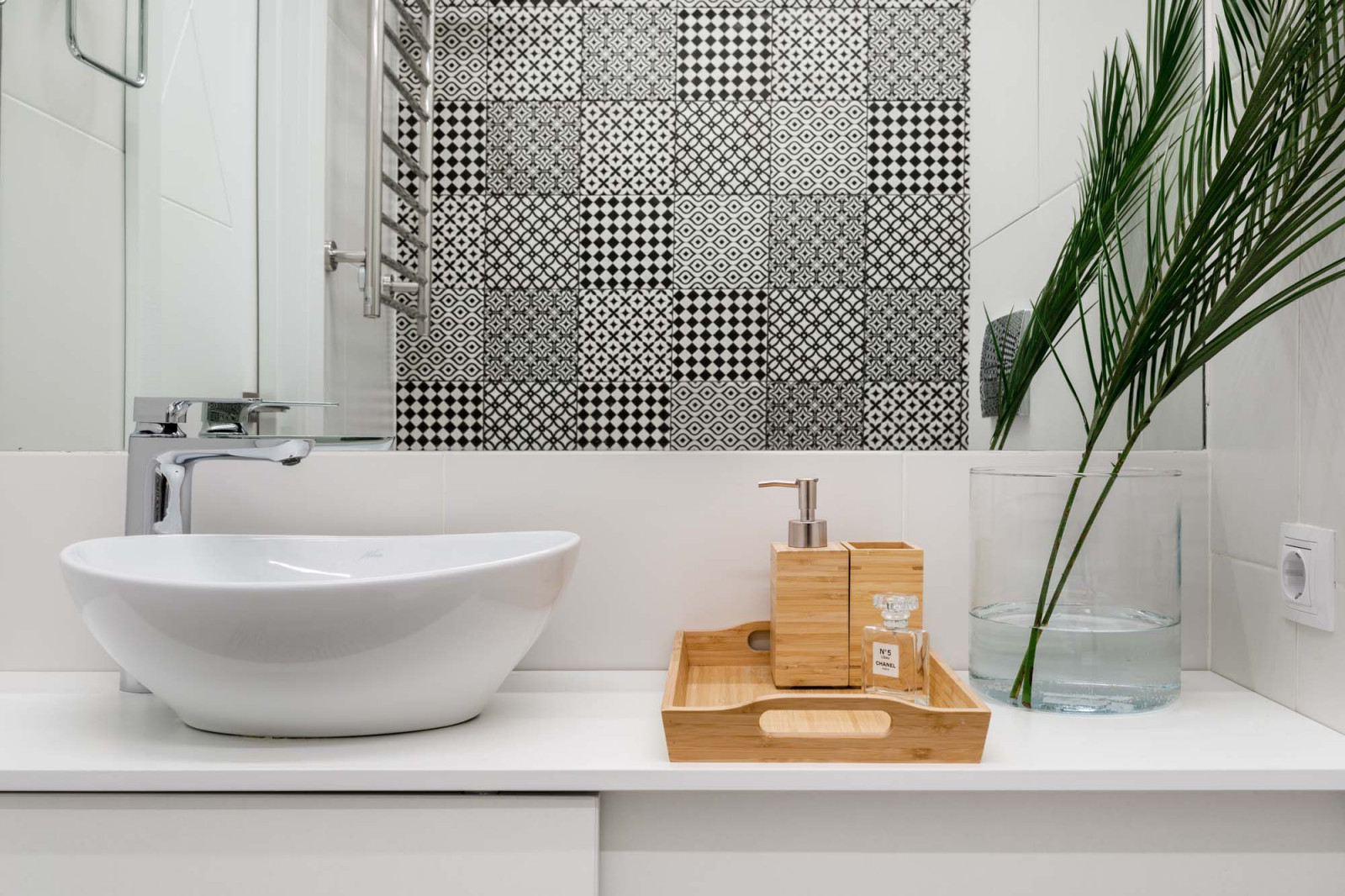 Светлая «скандинавская» студия 32 м² в Москве