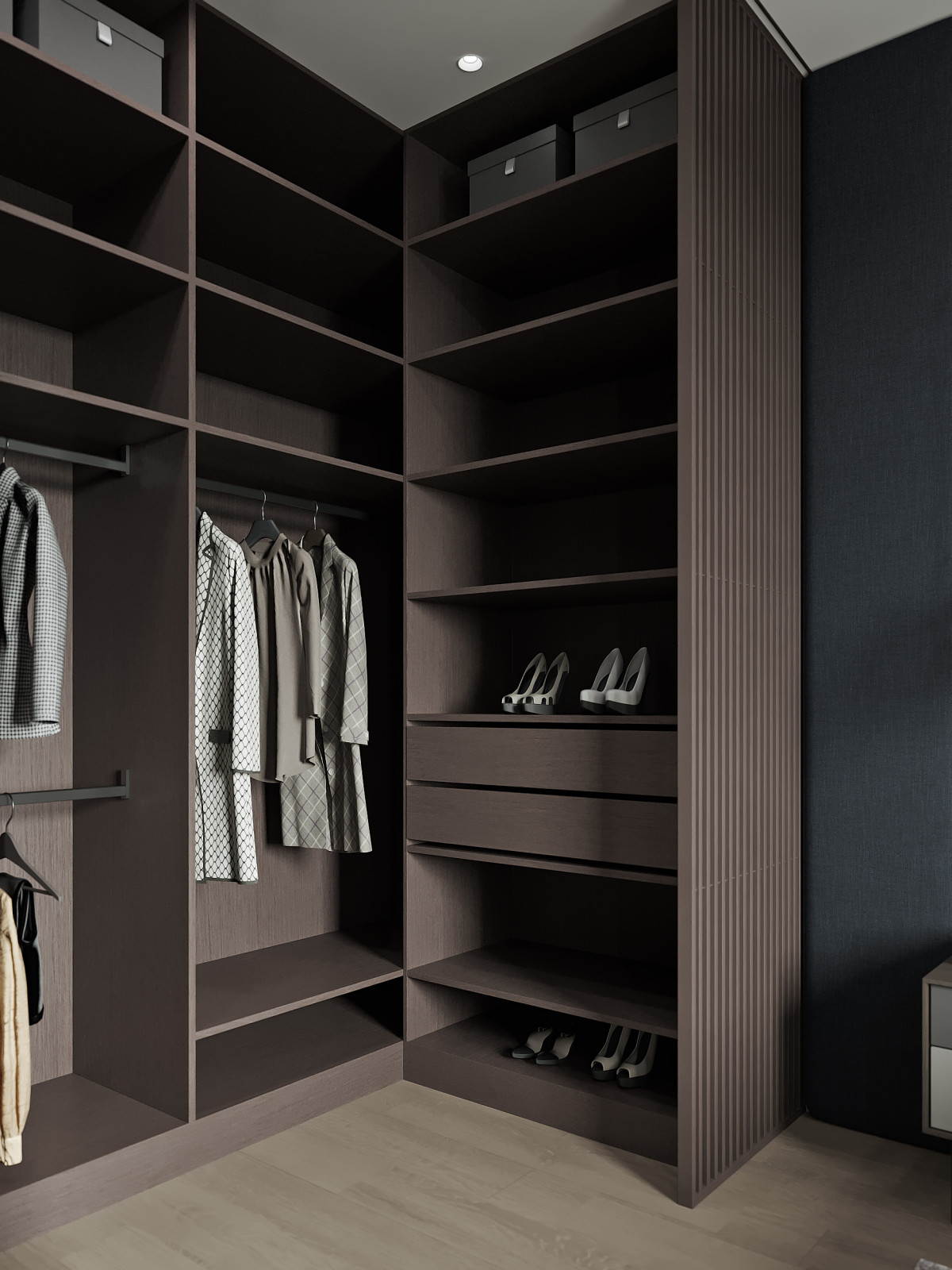 Дизайн-проект 3-комнатной картиры ЖК "Дом на Грота", 102 кв.м, Спб