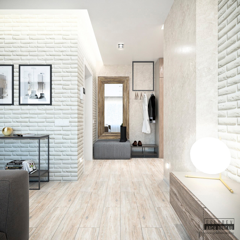 Современная квартира с элементами стиля лофт