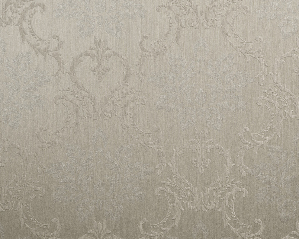 Damask Wallpaper For Accent Wall - 2666-20 Haute Couture Wallpaper, Sample