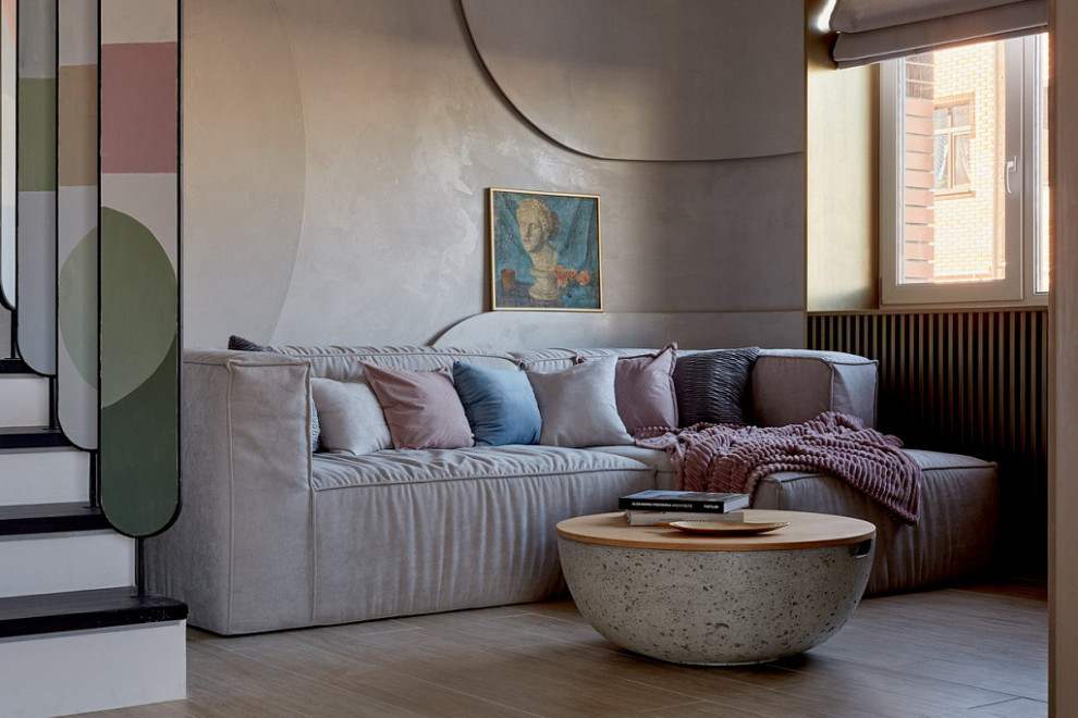 Кухня-гостиная 55м2 "Дачный ответ"