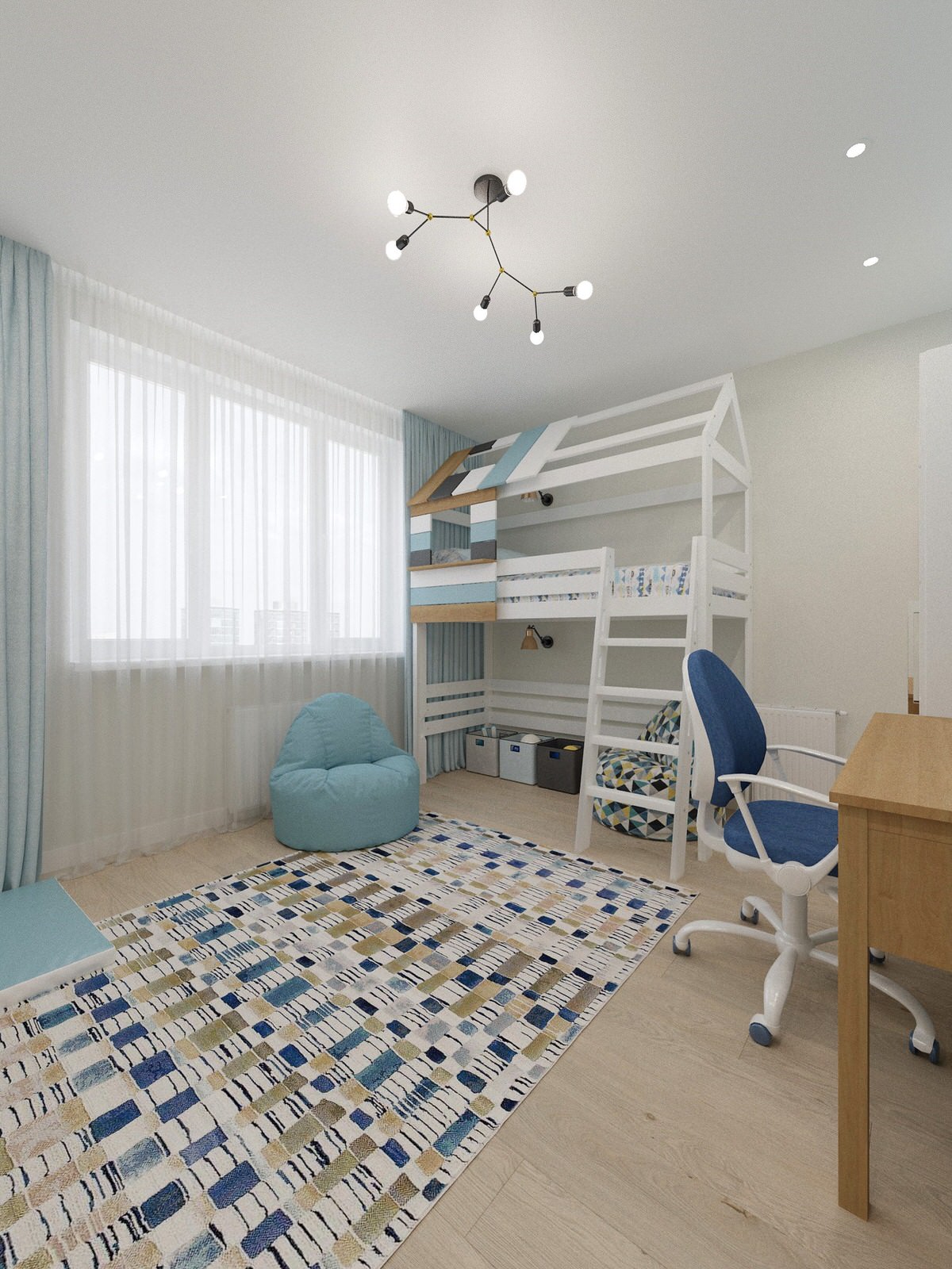 Трехкомнатная квартира.