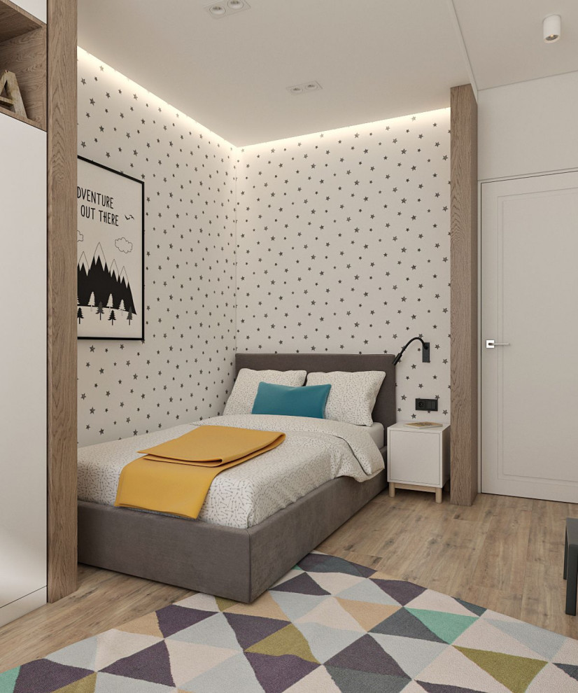 Интерьер квартиры 70 кв.м. для семьи с двумя детьми